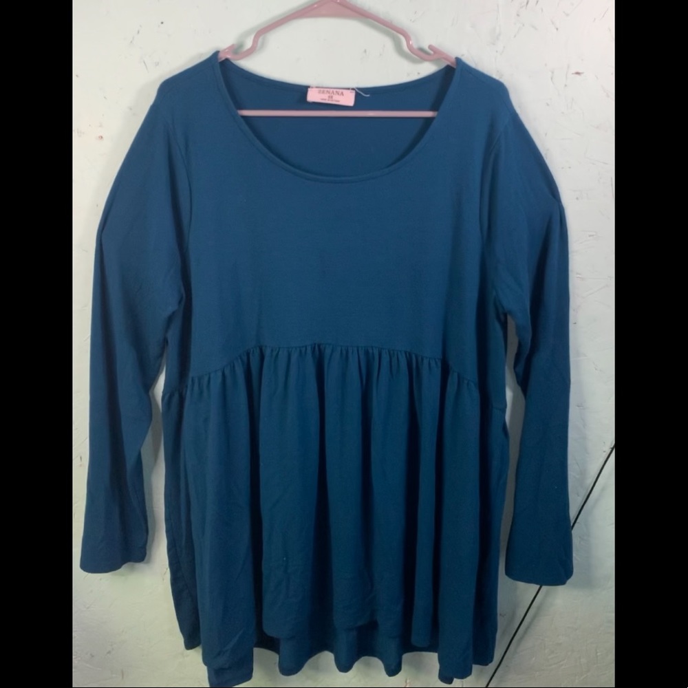 Zenana baby doll style long sleeve top